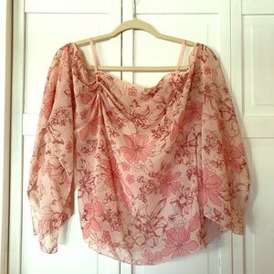 Charlott Russe cold shoulder blouse